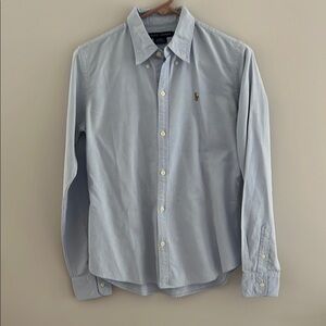 Polo by Ralph Lauren Women’s  Light Blue Oxford Shirt